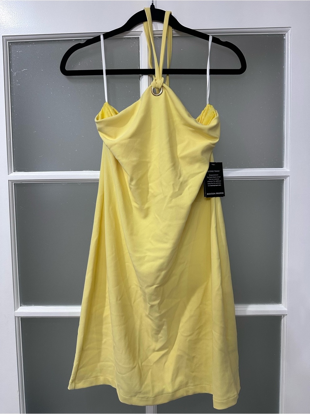 Boston Proper Beyond Travel Halter Dress NWT